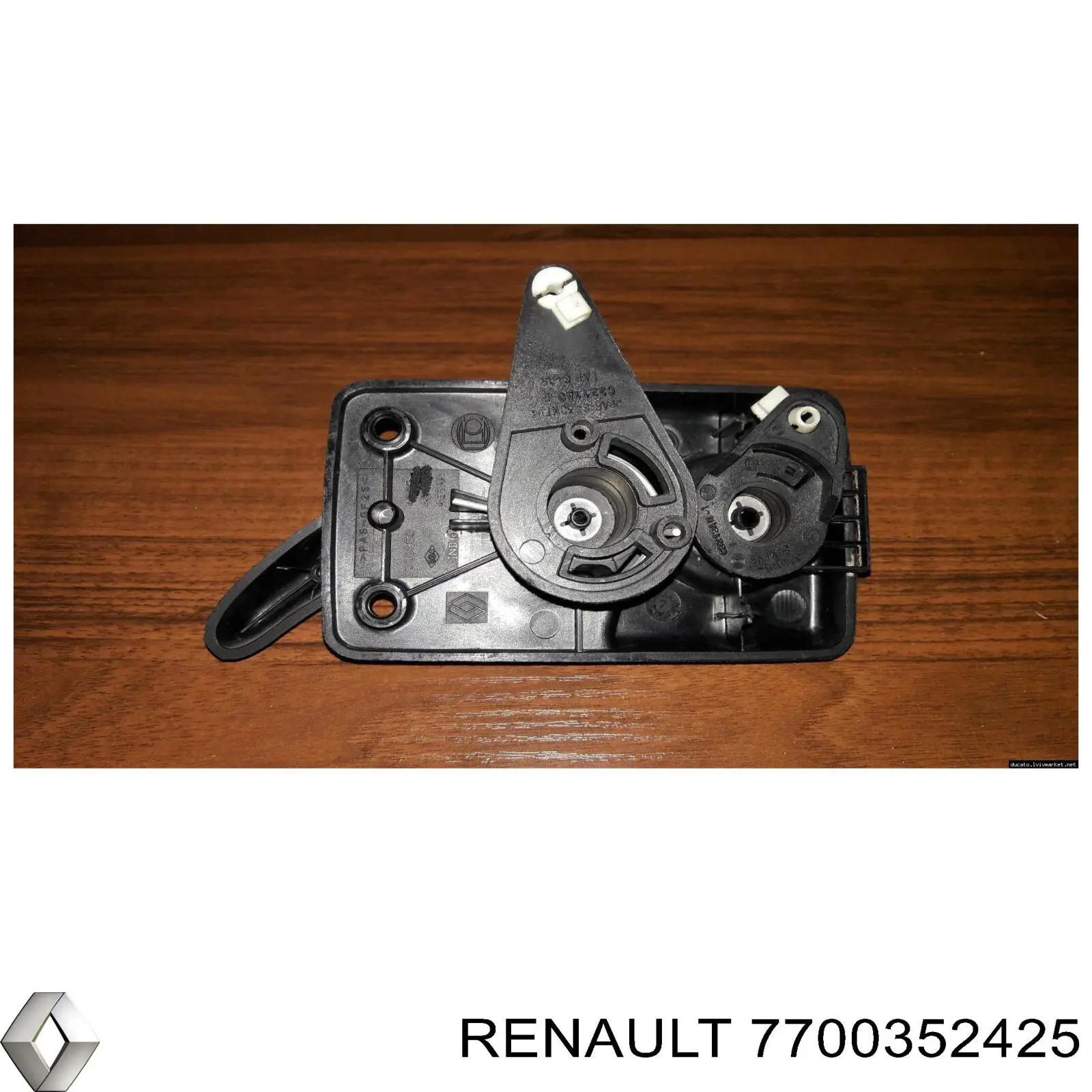 Ручка двері бічної/зсувної внутрішня ліва Renault (RVI) 7700352425 ціна, від 2.79 USD