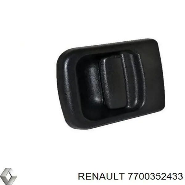 Купити 7700352433 Renault (RVI) Ручка задньої (двостулкової) двері права зовнішня