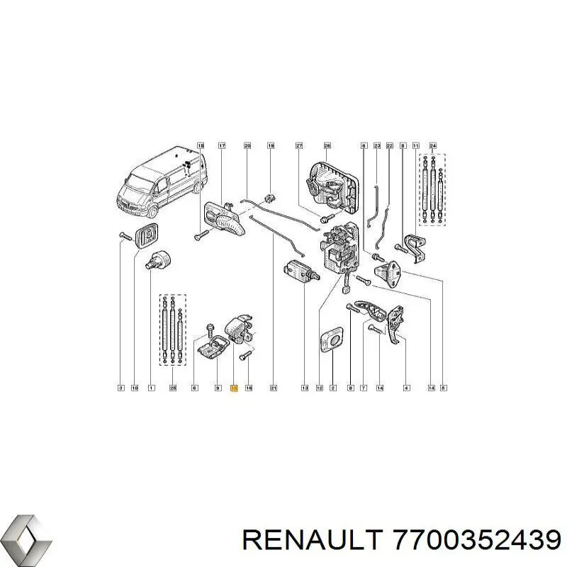 7700352439 Renault (RVI) 