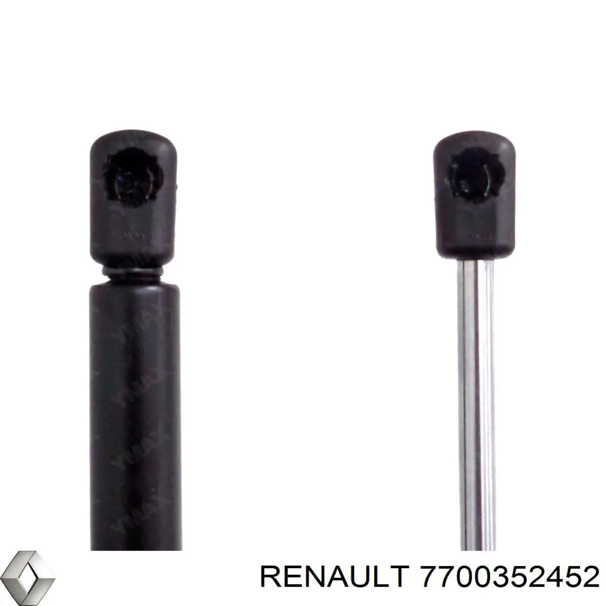 7700352452 Renault (RVI) Петля-зачіп (відповідна частина) замку задніх навстіж дверей, правий верхній
