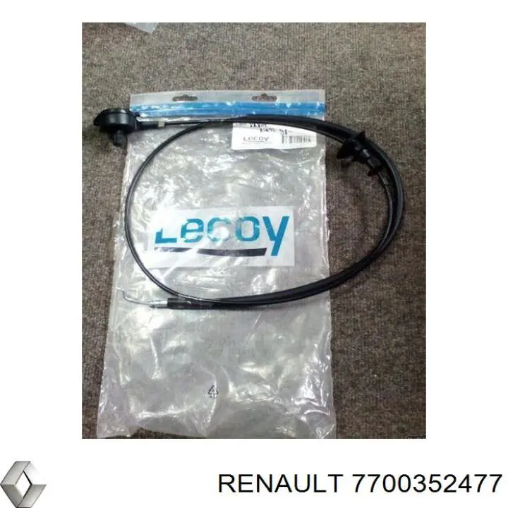 Трос відкриття капота Renault (RVI) 7700352477 ціна, від 22.82 USD