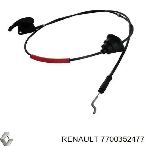 Купити 7700352477 Renault (RVI) Трос капота