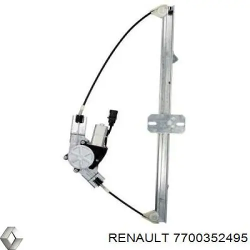 Купити 7700352495 Renault (RVI) Механізм склопідіймача двері передньої, правої