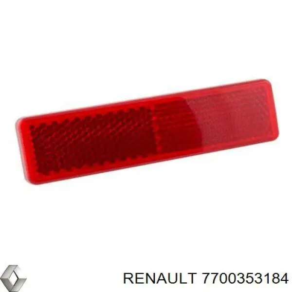 Купити 7700353184 Renault (RVI) Катафот (відбивач) заднього бампера