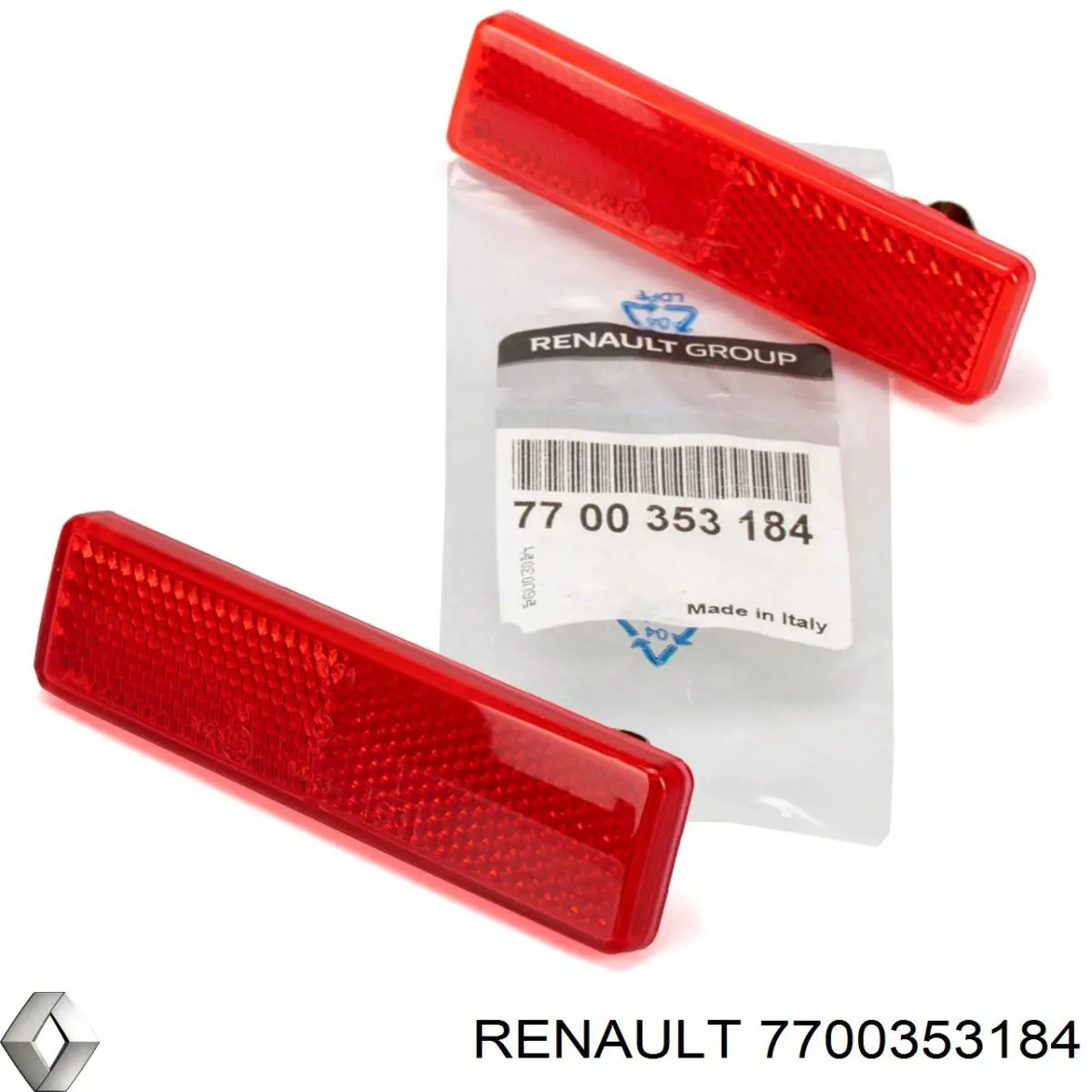 Катафот (відбивач) заднього бампера 7700353184 Renault (RVI)