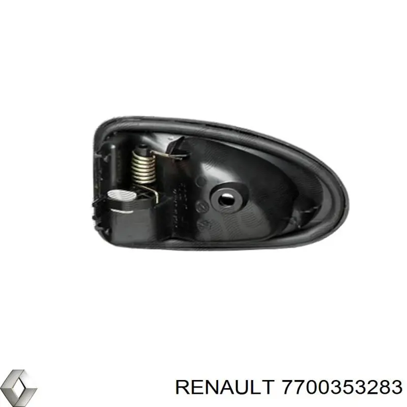 Ручка двері правою внутрішня перед/зад 7700353283 Renault (RVI)