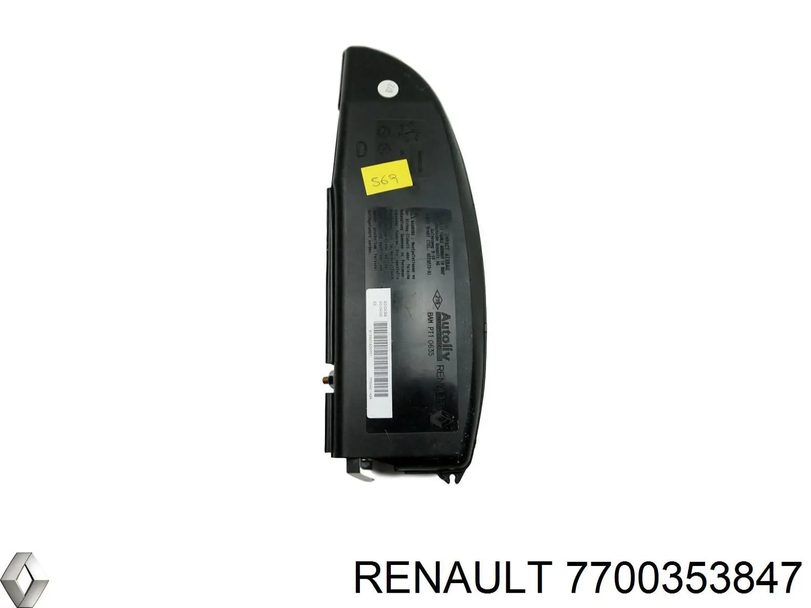 Подушка Айрбег водія Renault (RVI) 7700353847 ціна, від 10.14 USD