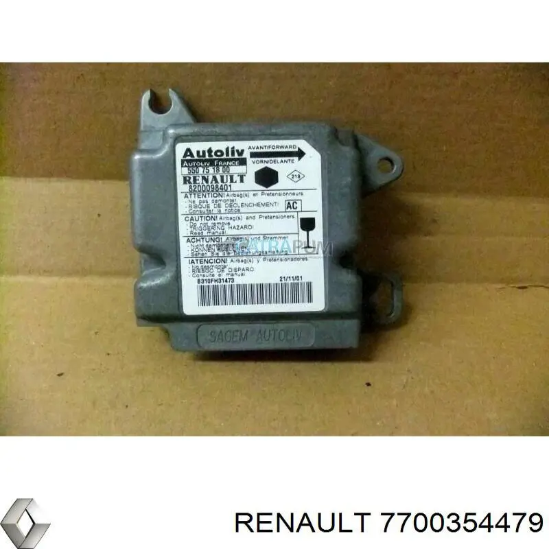 Купити 7700354479 Renault (RVI) Ручка передньої двері зовнішня права