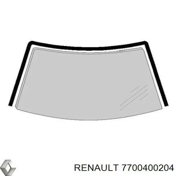 Молдинг вітрового скла Renault Kangoo I мінівен (KC0, KC1) (1998 - 2008) ціна, від 8.10 USD