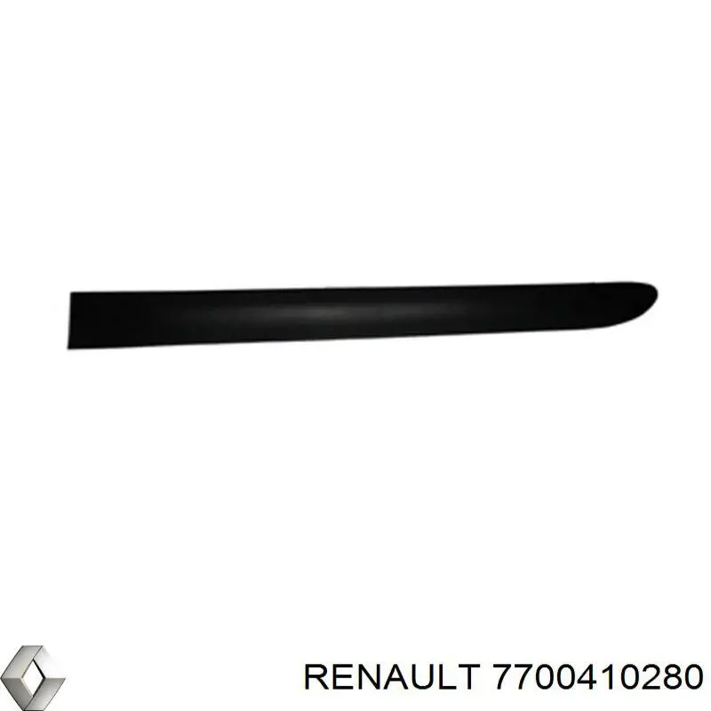 Купити 7700410280 Renault (RVI) Молдинг задніх лівих дверей