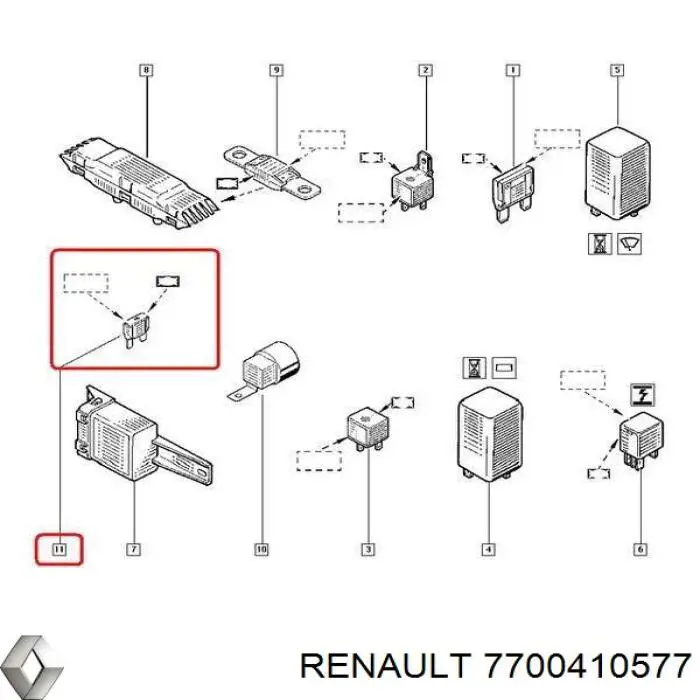 Купити 7700410577 Renault (RVI) 