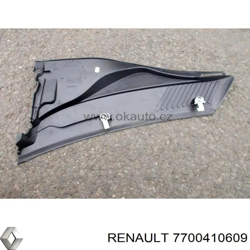 Решітка склоочисників, права Renault (RVI) 7700410609 ціна, від 4.23 USD