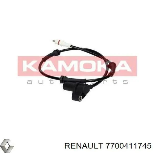 Датчик АБС (ABS) задній, лівий 7700411745 Renault (RVI)