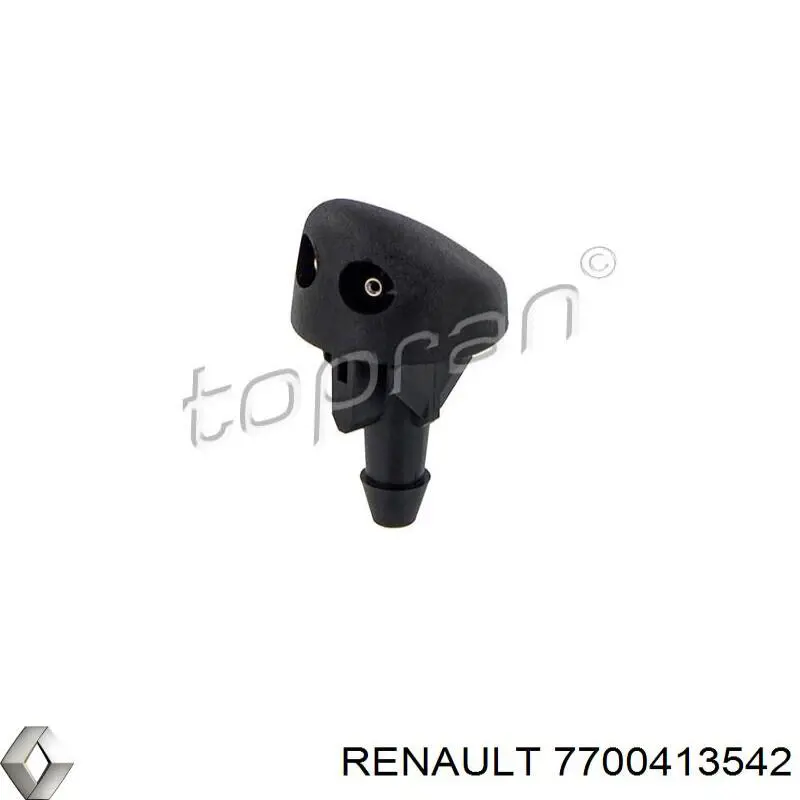 Форсунка омивача заднього скла 7700413542 Renault (RVI)