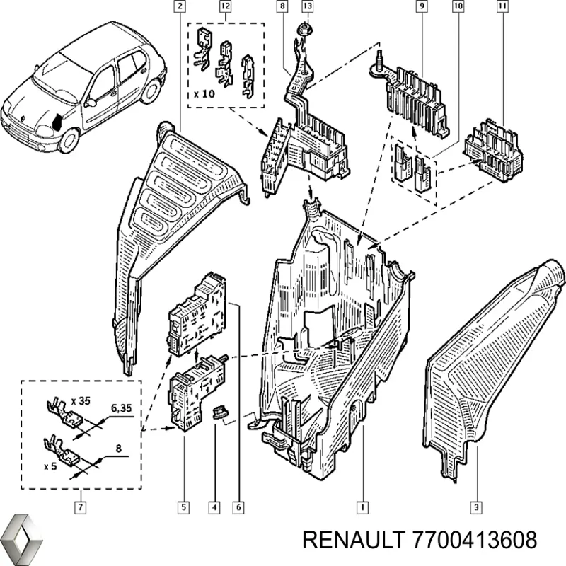 Купити 7700413608 Renault (RVI) 