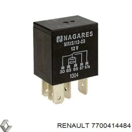 Реле стартера Renault (RVI) 7700414484 ціна, від 2.53 USD