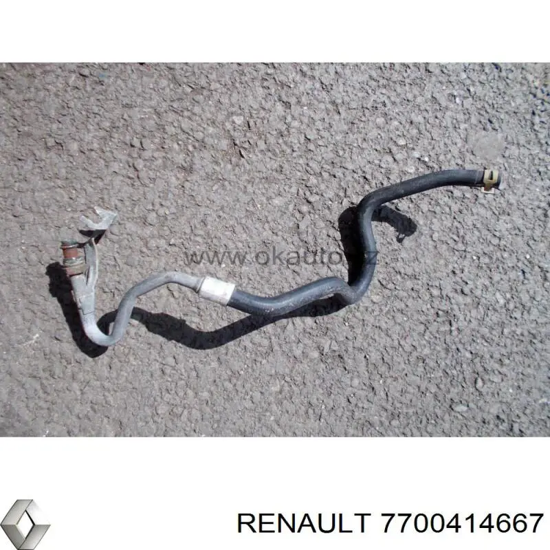 8200750164 Renault (RVI) Шланг ГПК, низького тиску, від рейки/механізму до бачка