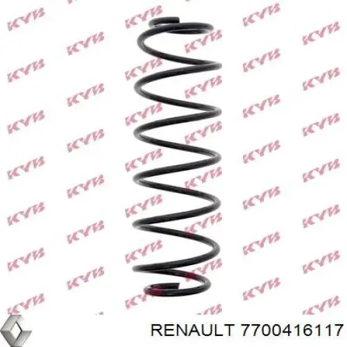 7700416117 Renault (RVI) Пружина підвіски задня
