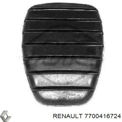 Накладка педалі зчеплення 7700416724 Renault (RVI)