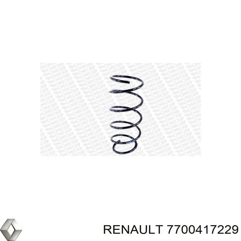 Пружина передня 7700417229 Renault (RVI)