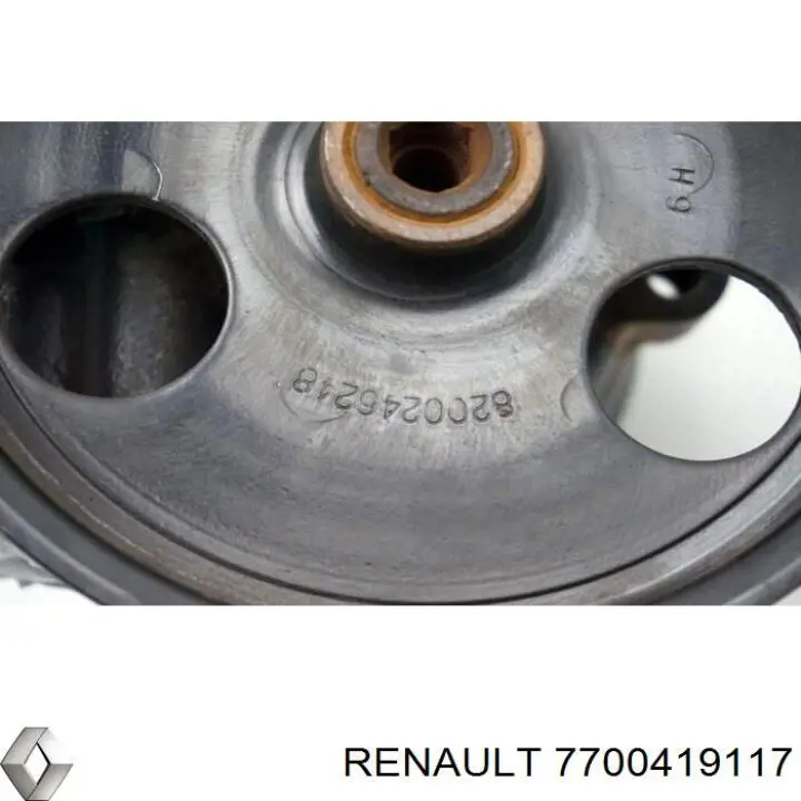 Насос гідропідсилювача керма Renault (RVI) 7700419117