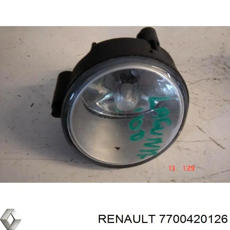 Туманка ліва Renault (RVI) 7700420126 ціна, від 27.59 USD