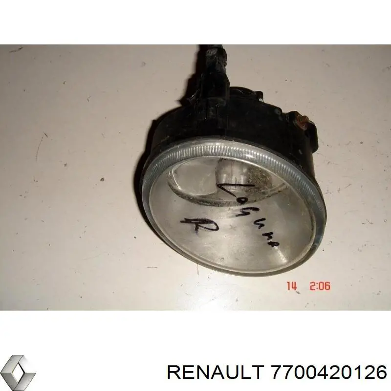 Фара протитуманна, ліва 7700420126 Renault (RVI)