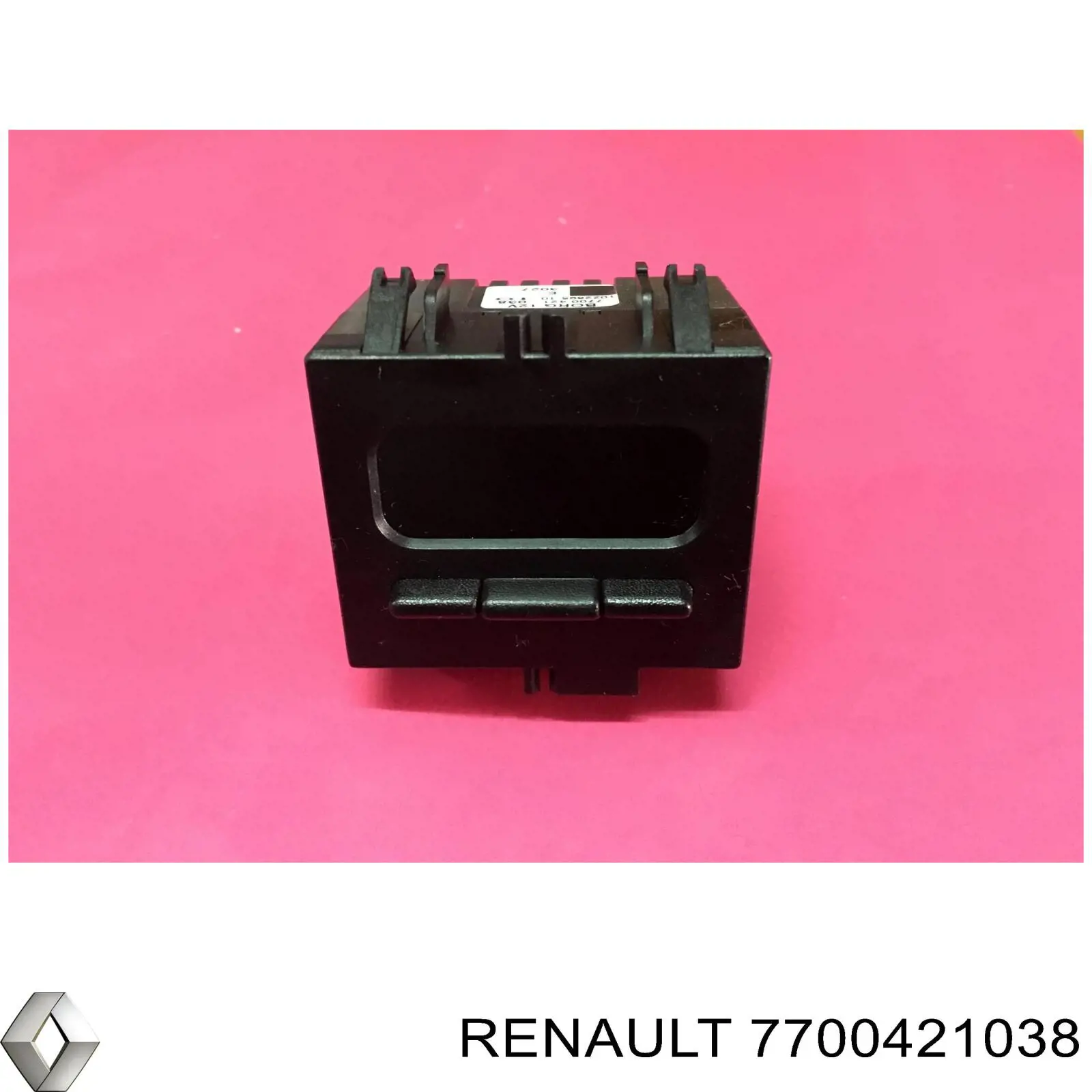 7700421038 Renault (RVI) Годинники в салон, на панелі
