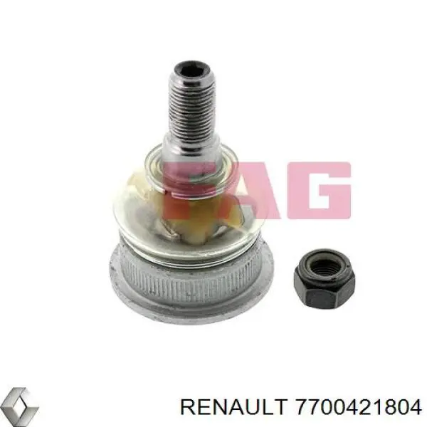 Кульова опора, нижня Renault (RVI) 7700421804 ціна, від 7.34 USD