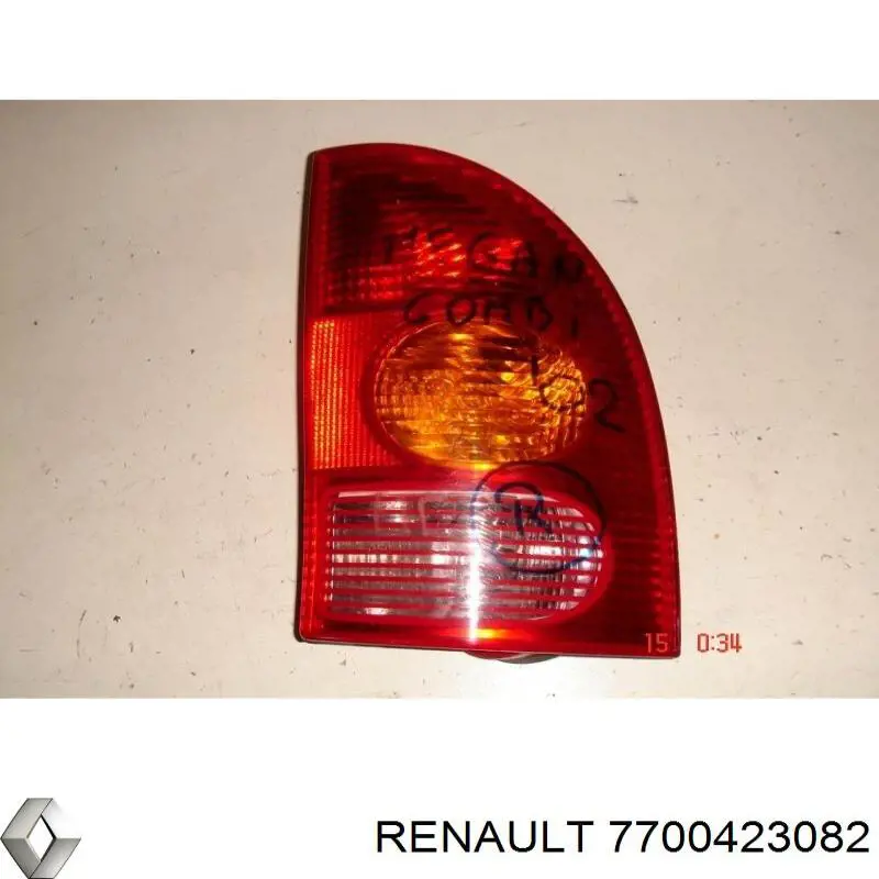Ліхтар задній правий Renault Megane 1 (KA0) (Рено Меган)