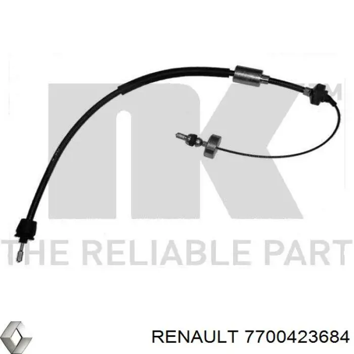Купити 7700423684 Renault (RVI) Трос зчеплення