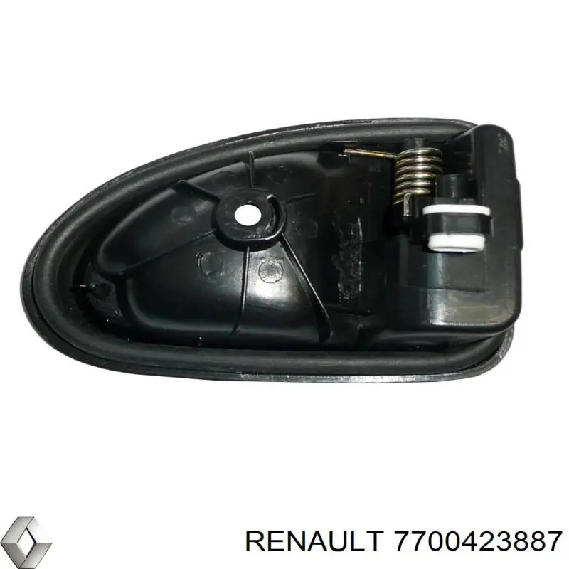Ручка задньої двері внутрішня ліва Renault Clio 2 (B, C, B01) (Рено Кліо)