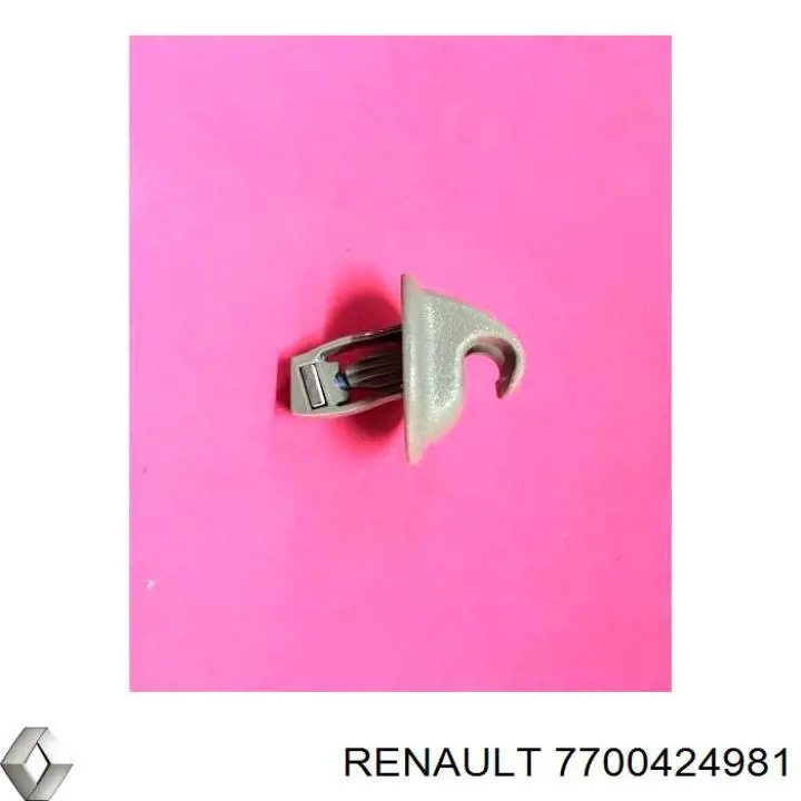 Фіксатор сонцезахисного козирка Renault (RVI) 7700424981 ціна, від 1.27 USD