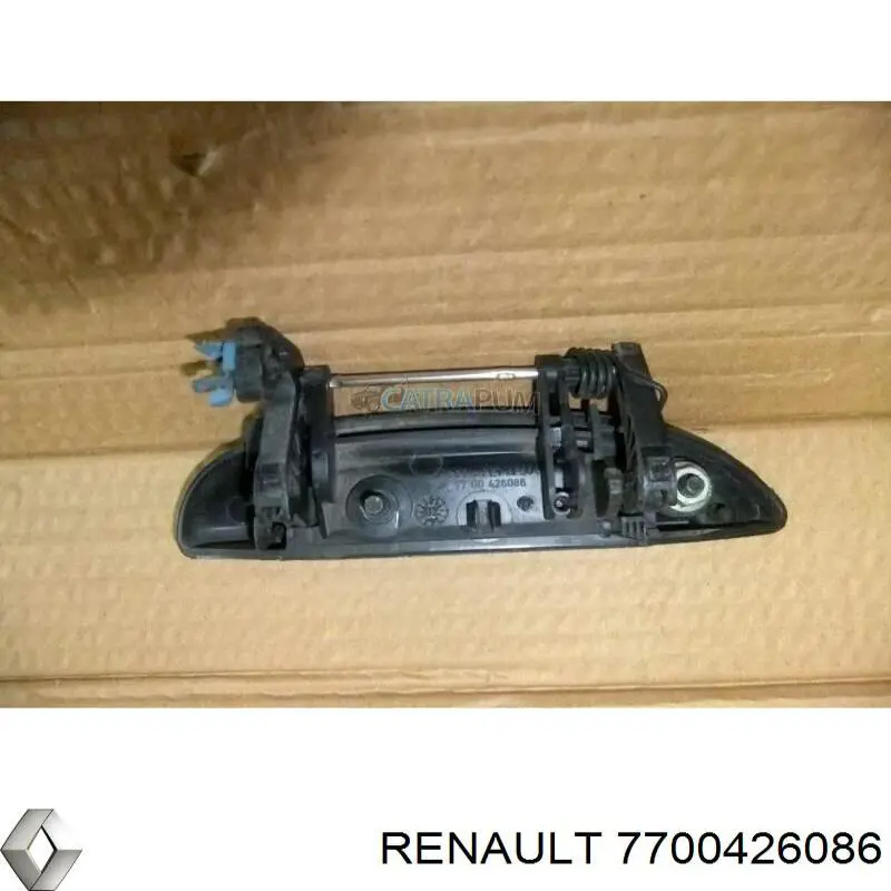 Ручка передніхї лівих дверей Renault (RVI) 7700426086 ціна, від 5.05 USD
