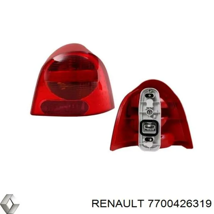 Ліхтар задній лівий, зовнішній 7700426319 Renault (RVI)