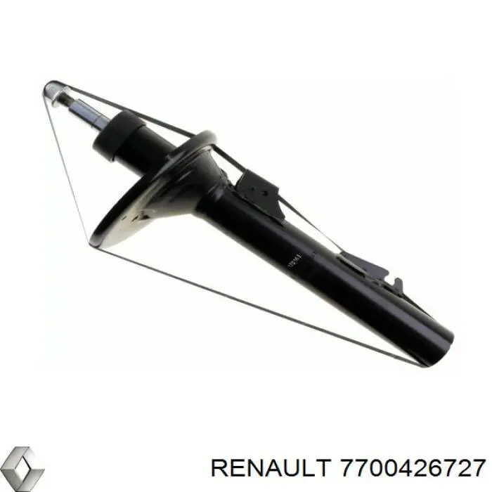 Купити 7700426727 Renault (RVI) Стійка амортизатора задня