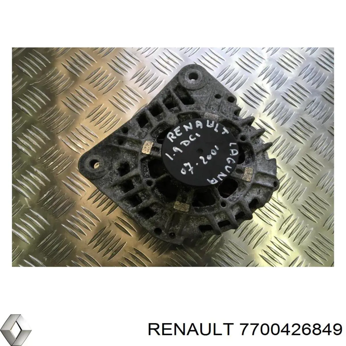 Генератор Renault (RVI) 7700426849 ціна, від 115.56 USD