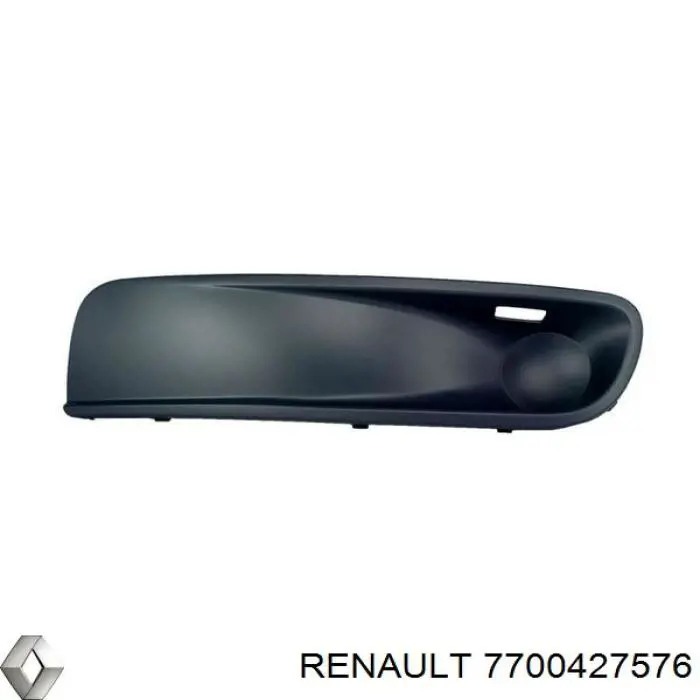 Молдинг заднього бампера, лівий 7700427576 Renault (RVI)