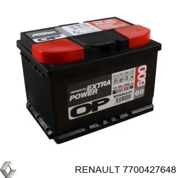 Купити Акумулятор Renault (RVI) 60 А/г (7700427648)