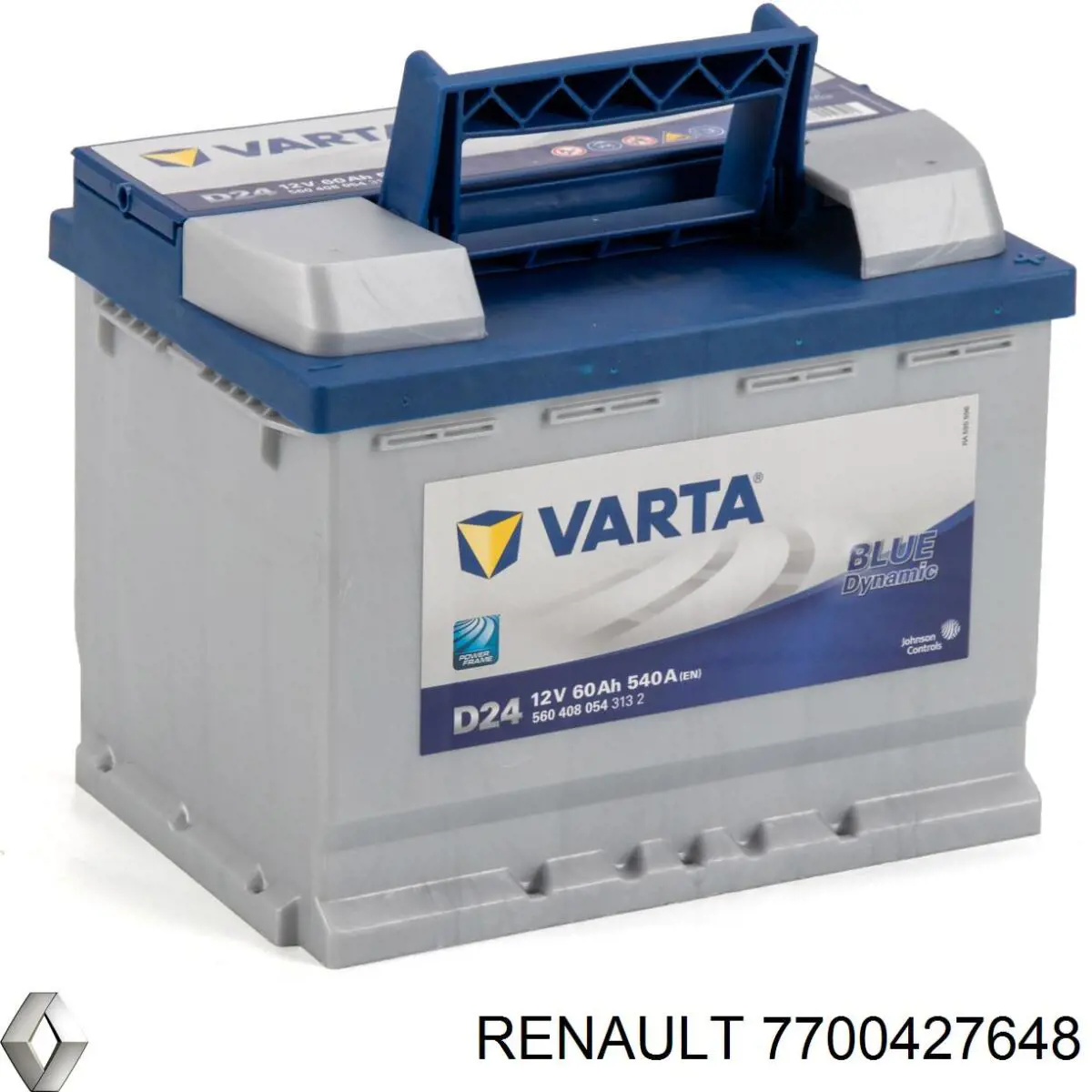 Купити Акумулятор Renault (RVI) 60 А/г (7700427648)