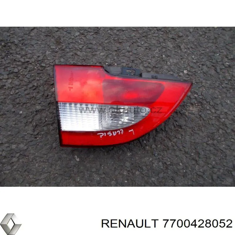 7700428052 Renault (RVI) Ліхтар задній лівий, внутрішній