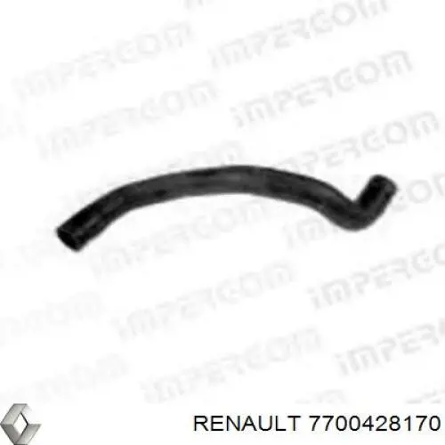 Шланг/патрубок радіатора охолодження, верхній Renault (RVI) 7700428170 ціна, від 11.89 USD