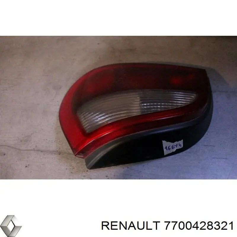 Купити 7700428321 Renault (RVI) Задня права фара