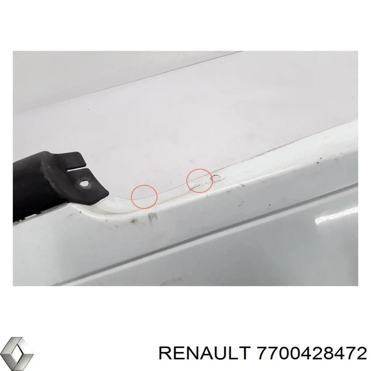 Задній бампер 850221411R Renault (RVI)