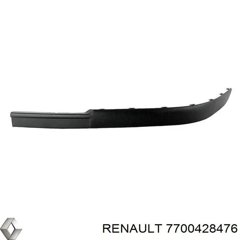 7700428476 Renault (RVI) Молдинг переднього бампера, лівий