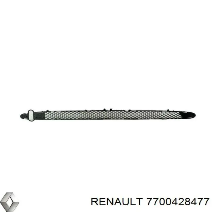 Купити 7700428477 Renault (RVI) Молдинг переднього бампера, правий