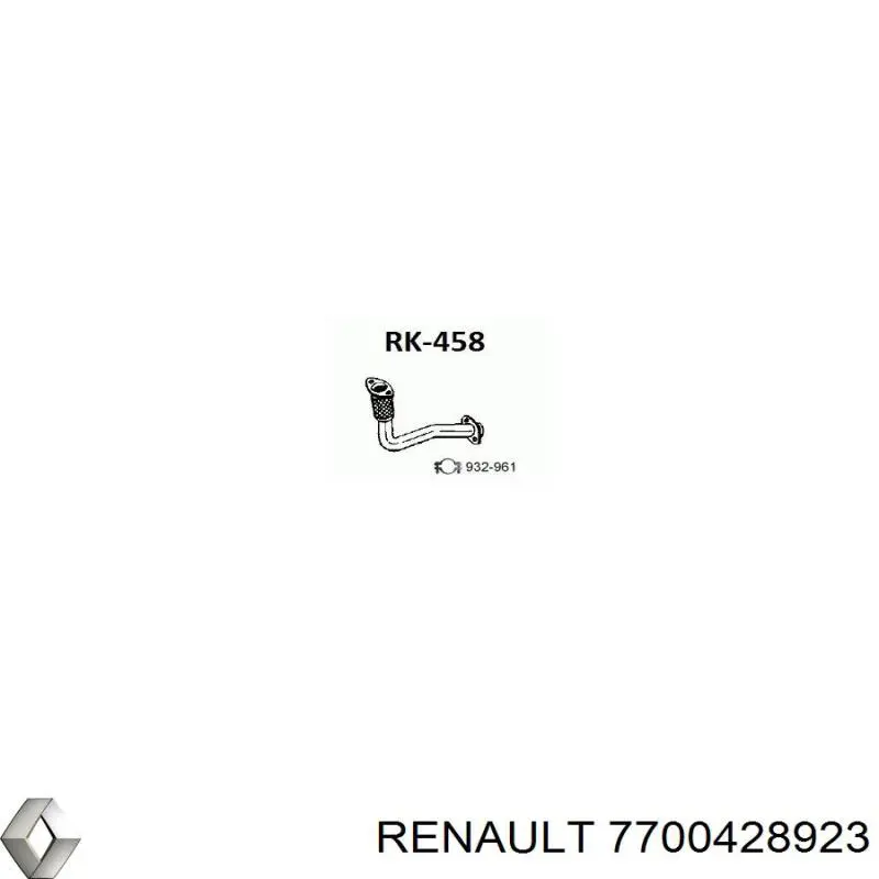 Купити FP6010G12 FPS Труба приймальна (штани) глушника, передня