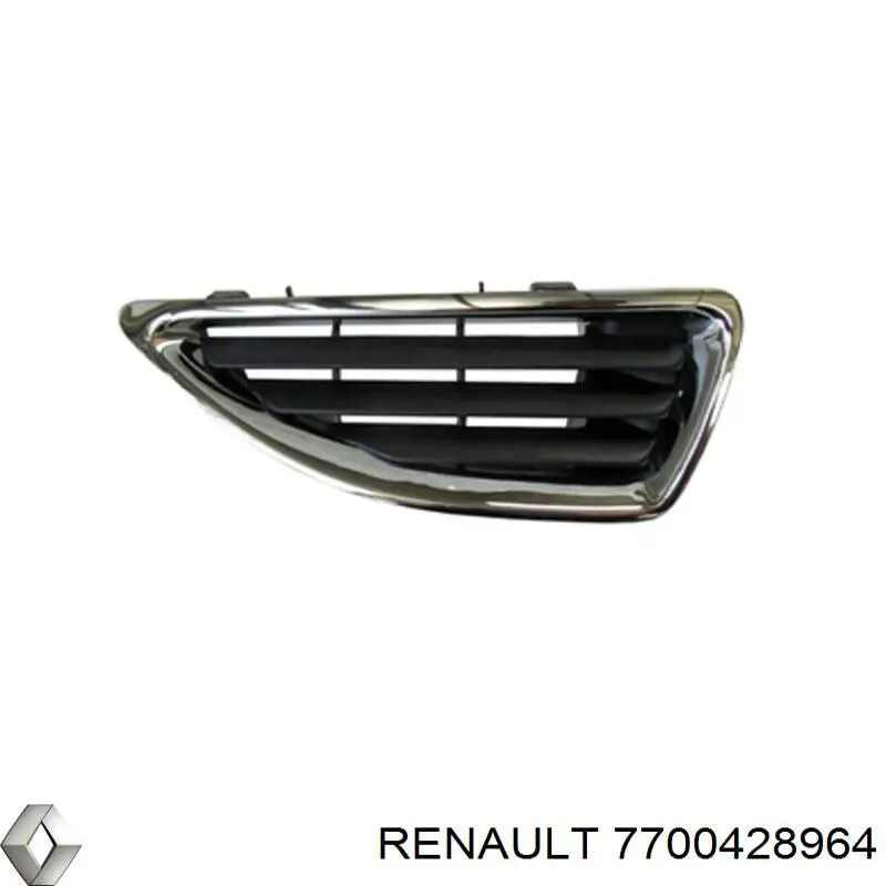 Купити 7700428964 Renault (RVI) Решітка радіатора права