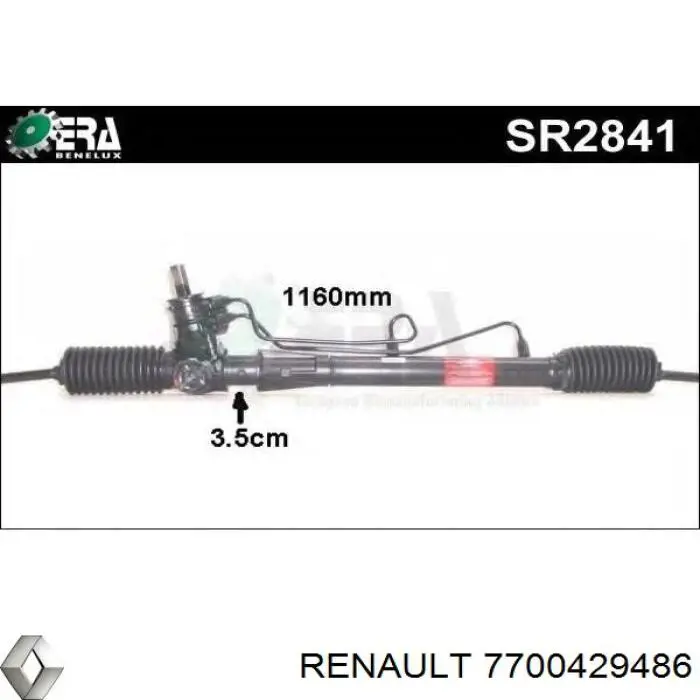 Купити 7700429486 Renault (RVI) Рульова рейка