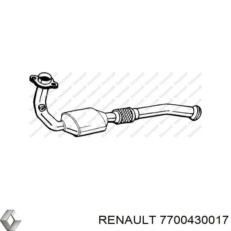 7700430017 Renault (RVI) Каталітичний нейтралізатор відпрацьованих газів